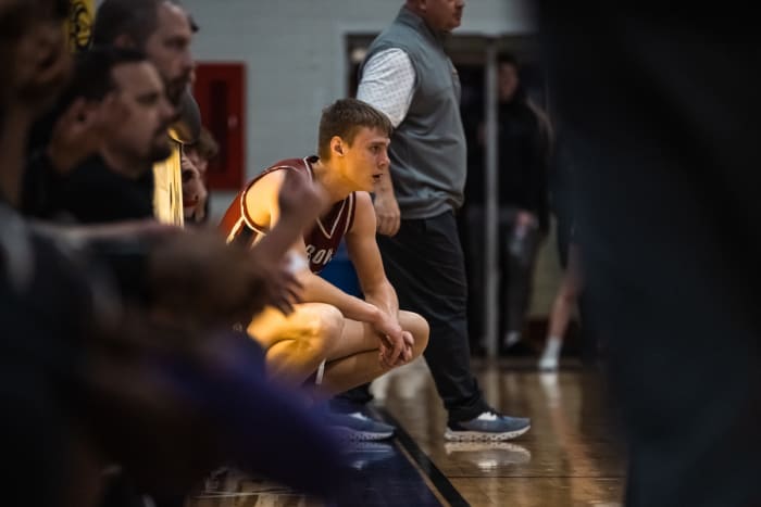 Grove City vs St. Francis DeSales boys basketball 022523 Gabe Haferman8